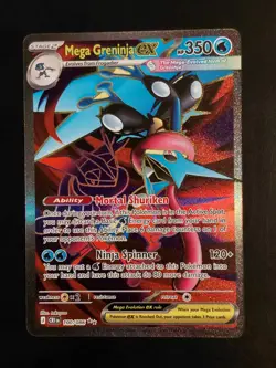 Pokemon Chaos Rising Mega Greninja EX 100/086 Secret Rare Holo - Image 1