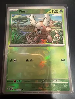 Pinsir (Master Ball Pattern) 003/131 Holo Prismatic Evolutions NM/M Pokemon - Image 1