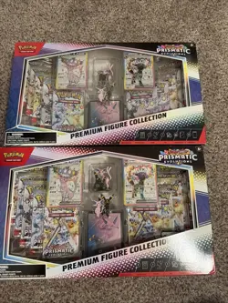 Pokemon Scarlet & Violet Prismatic Evolutions Premium Figure Collection Box x 2 - Image 1
