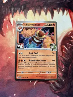 Play! STAMP N's Darmanitan 027/159 COSMOS Holo Pokemon Prize Pack Series 7 Promo - Image 1
