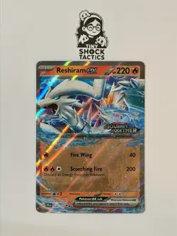 Pokemon Reshiram ex 030/159 SV09 Journey Together Expansion Stamp NM - Image 1