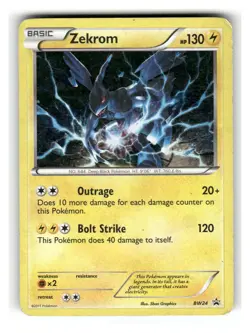Zekrom - BW005 BW005 Holo Promo Black And White Promo Pokemon Holo MP - Image 1