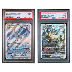 2023 Pokemon Crown Zenith Leafeon & Glaceon VSTAR PSA 9 Lot GG35 GG40 - Image 1