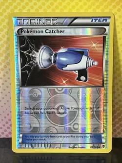 Pokemon Catcher 83/101 Uncommon Black & White Plasma Blast Pokemon LP - Image 1