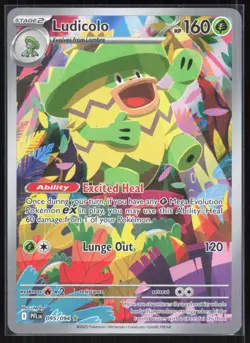 Ludicolo 095/094 Illustration Rare Phantasmal Flames Pokemon NM 01-04-018 - Image 1