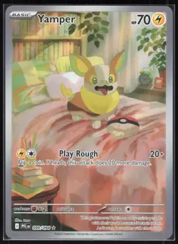 Yamper 099/094 Illustration Rare Phantasmal Flames Pokemon NM 01-04-060 - Image 1