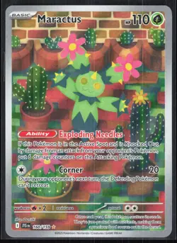 Maractus 160/159 Illustration Rare Journey Together Pokemon NM 01-05-008 - Image 1