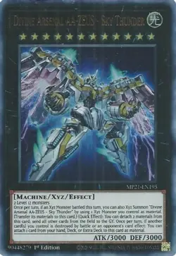 Yugioh! LP Divine Arsenal AA-ZEUS - Sky Thunder - MP21-EN195 - Ultra Rare - 1st - Image 1