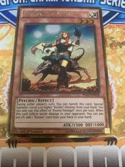 Yugioh Kozmo Farmgirl PGL3-EN024 1st Edition NM - Image 1