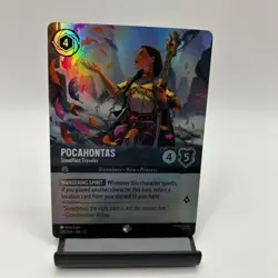 Pocahontas Steadfast Traveler 220/204 Epic Foil Wilds Unknown NM Disney Lorcana - Image 1