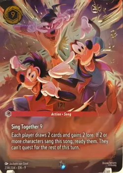 Disney Lorcana I2I Enchanted Foil 234/204 EN Fabled - Image 3
