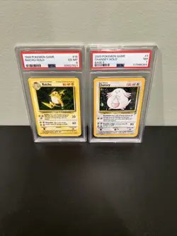 Pokemon Base Set/bs2 Raichu Holo PSA 6 And Chansey PSA 7 2 Card Holo Lot Vintage - Image 4