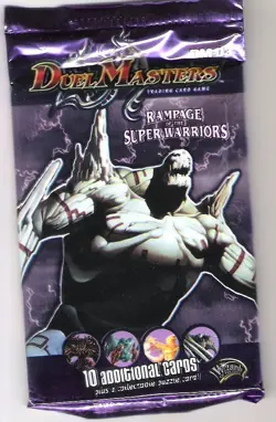 Duel Masters "Rampage Of The Super Warriors DM-03" 10-Card Sealed Booster X1 - Image 1