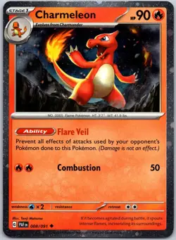 Charmeleon 008/091 (Cosmos Holo) Uncommon Miscellaneous Cards & Products NM - Image 1