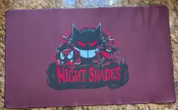 Ghastly TCG Playmat - Hauntert CCG Playmat NEW - Gengar Pokemon TCG Mat 24x14 - Image 1