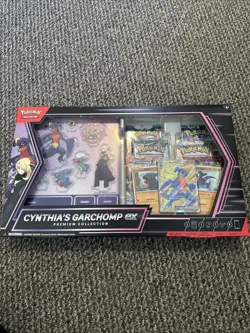 Pokemon Cynthia's Garchomp ex Premium Collection Box - Factory Sealed - Image 1