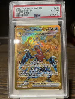 Garchomp ex 260/182 PSA 10 - Scarlet & Violet Paradox Rift - Hyper Rare Pokemon - Image 1