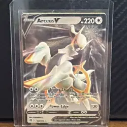 Arceus V 122/172 Brilliant Stars Holo Ultra Rare Pokemon TCG Card (METAL) - Image 1