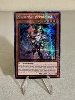 Yugioh! TCG - Nightmare Apprentice - Starlight Rare - 2025 Mega-Pack -MP25-EN004 - Image 1