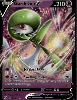 Gardevoir V Ultra Rare Champion's Path 16/73 Psychic Holofoil Pokemon Card - Image 1