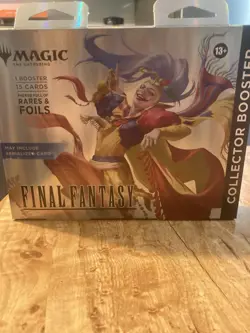 Wizards Magic: The Gathering FINAL FANTASY Collector Booster Pack 15 Cards Foil - Image 1
