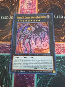 Yugioh Number C40: Gimmick Puppet of Dark Strings LDS3-EN065 Ultra 1st Ed NM - Image 1