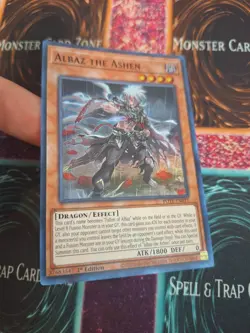 Yugioh Albaz the Ashen POTE-EN011 Super Rare 1st Edition Near Mint - Image 2
