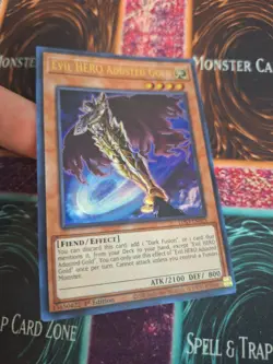 Yugioh Evil HERO Adusted Gold LDS3-EN025 Ultra Rare 1st Edition Near Mint - Image 2