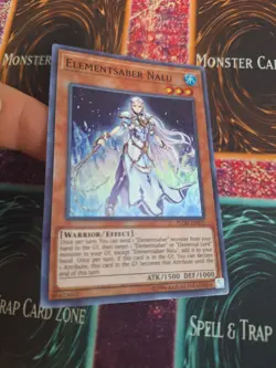 Yugioh Elementsaber Nalu FLOD-EN021 Super Rare Unlimited Near Mint - Image 2
