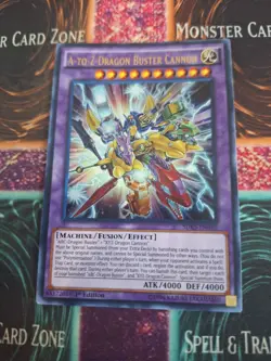 Yugioh A-to-Z-Dragon Buster Cannon SDKS-EN040 Ultra Rare 1st Edition Near Mint - Image 1