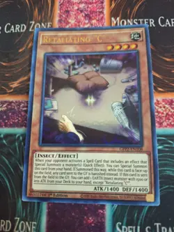 Yugioh Retaliating "C" GFP2-EN108 Ultra Rare 1st Edition Near Mint - Image 1