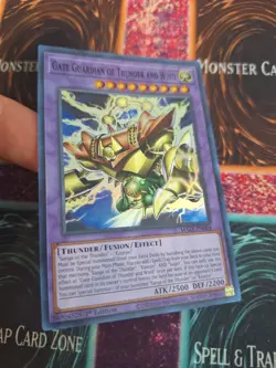 Yugioh Gate Guardian of Thunder and Wind MAZE-EN004 Super Rare 1st Edition NM - Image 2