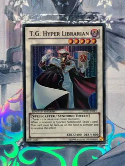REDU-ENSE1 T.G. Hyper Librarian Super Rare Limited Edition SEALED YuGiOh TCG - Image 1