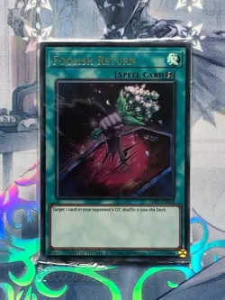 LART-EN042 Foolish Return Ultra Rare Limited Edition SEALED YuGiOh TCG - Image 1