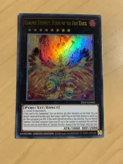 Yugioh! - Garunix Eternity, Hyang of the Fire Kings 25LP-EN003 Ultra Rare - NM - Image 1