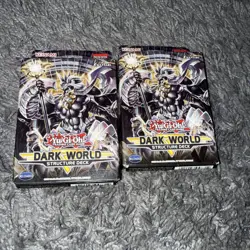 YuGiOh Dark World Structure Deck 1st Edition : New and Sealed : Trading Cards x2 - Image 1