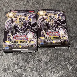 YuGiOh Dark World Structure Deck 1st Edition : New and Sealed : Trading Cards x2 - Image 3