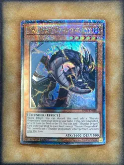 Yugioh Thunder Dragondark RA03-EN018 Quarter Century Rare 1st Ed NM - Image 1