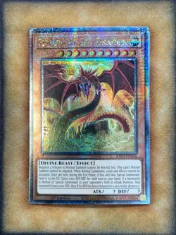 Yugioh Slifer the Sky Dragon RA03-EN244 Quarter Century Rare Alt Art 1st Ed NM - Image 1
