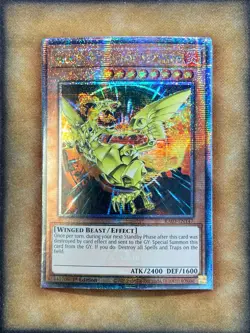 Yugioh Sacred Phoenix of Nephthys RA03-EN147 Quarter Century Rare 1st Ed NM - Image 1