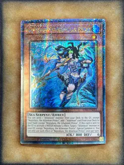 Yugioh Neptabyss, the Atlantean Prince RA03-EN013 Quarter Century Rare 1st Ed NM - Image 1