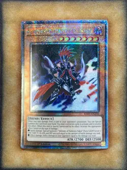 Yugioh Gorz the Emissary of Darkness RA03-EN210 Quarter Century Rare 1st Ed NM - Image 1