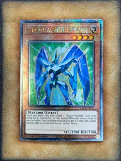 Yugioh Elemental HERO Prisma RA03-EN193 Quarter Century Rare 1st Ed NM - Image 1