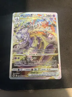 Pokemon Mewtwo VSTAR TCG Crown Zenith Ultra Rare Holo Card GG44/GG70 - Image 1