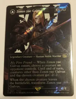 MTG English Magic Card NM SURGE FOIL, ZENOS YAE GALVUS from Final Fantasy - Image 1