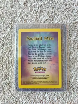 Ancient Mew SEALED Pokemon Unopened 2000 Movie Promo Holo Card - RARE Near Mint - Image 1