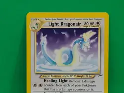 Pokemon TCG Neo Destiny Light Dragonair 22/105 Rare Card 2002 LP - Image 2