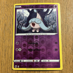 Hatenna 018/073 Champions Path Reverse Holo Pokemon Card NM - Image 1
