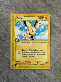 Pokemon Card Pichu Expedition Rare 58/165 - LP- - Image 1