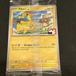 SEALED Pikachu SVP101 Black Star SV Promo Play League Pokemon Card TCG Mint - Image 1